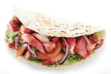 Hint tavuk tikka naan ekmek sandviç