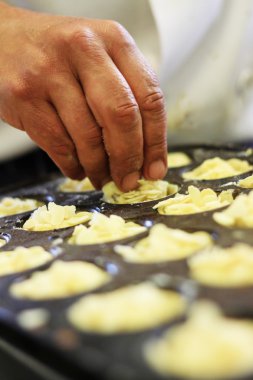 요리사 준비 bakewell 타르트