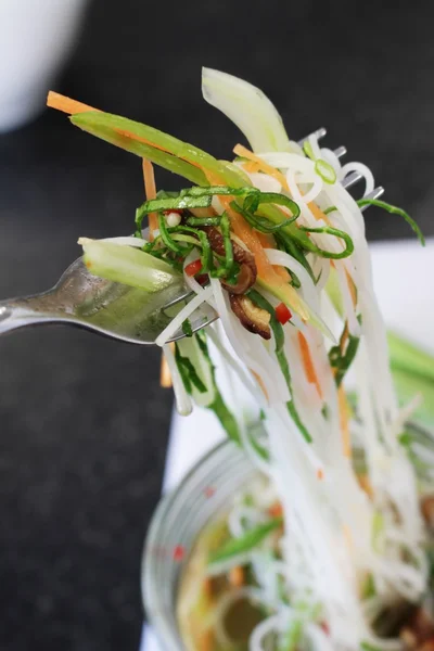 鉢植えな野菜麺 — ストック写真