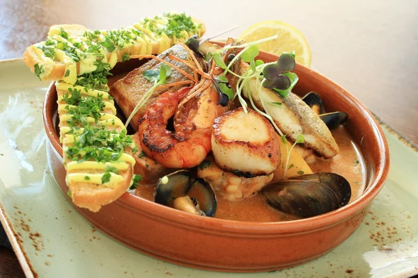 Mixed seafood starter — Stock Photo, Image