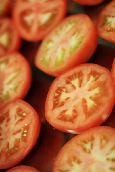 Pomidory w plasterkach — Zdjęcie stockowe