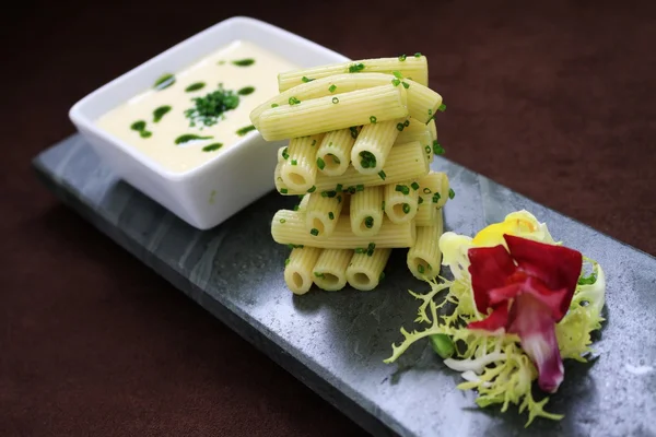 Penne pasta appetizer — Stock Photo, Image