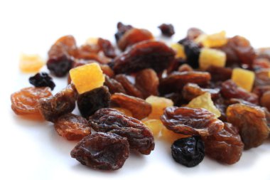 Mixed dried fruit clipart
