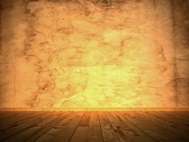 soyut boş iç sahne