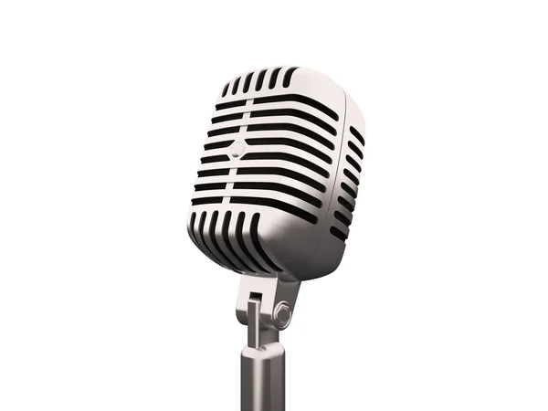 Mikrofon retro lama — Stok Foto