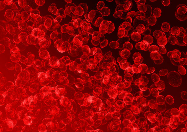 Abstract background red blood