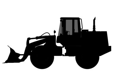 ekskavatör siluet