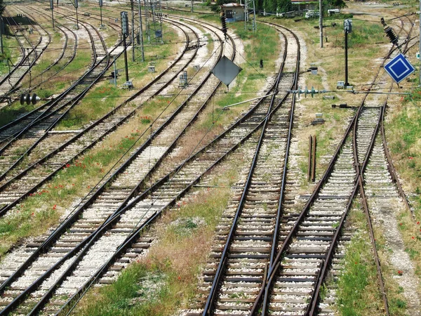 Bahngleise — Stockfoto