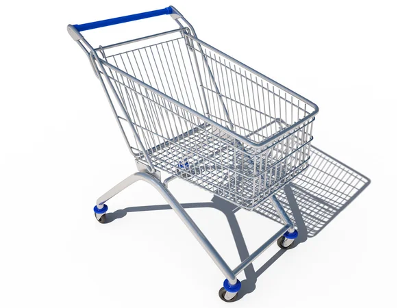 Empty shopping cart — Stock Photo, Image