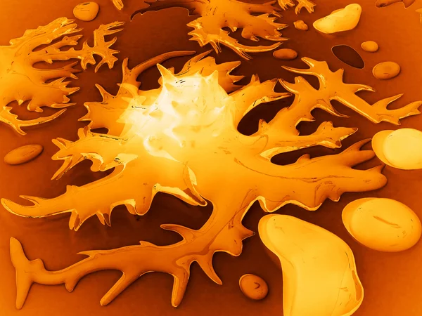 Abstract orange scene — Stock Photo, Image