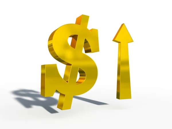 Usd dollar up course — Stock Photo, Image