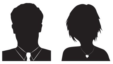 kadın ve erkek avatar