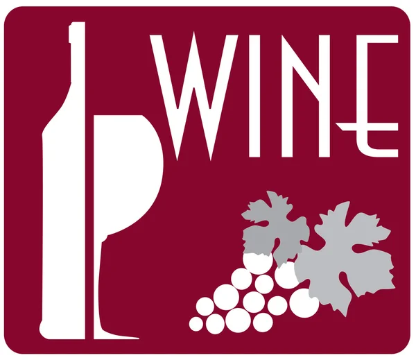 Logo bar de vinos — Archivo Imágenes Vectoriales