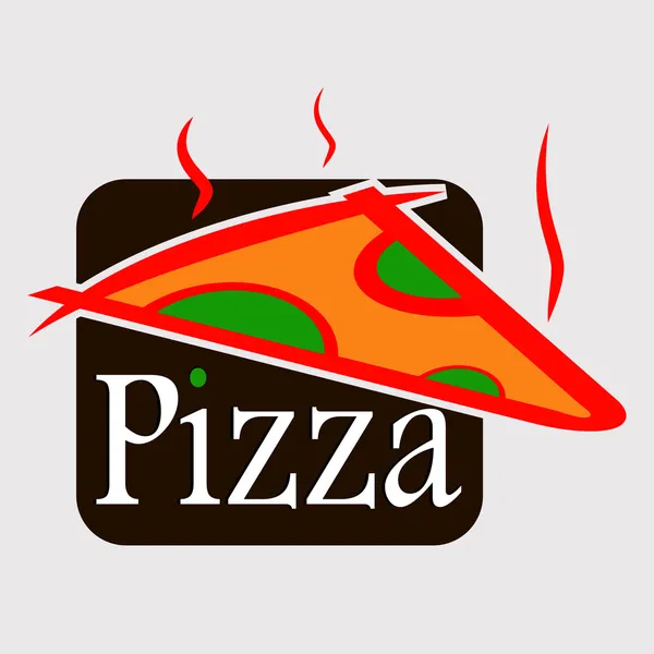 Logo de Pizza — Vector de stock