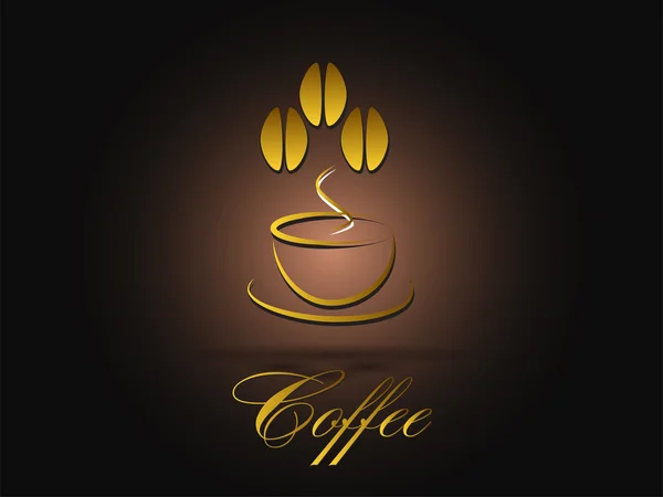 Caffee logó — Stock Vector
