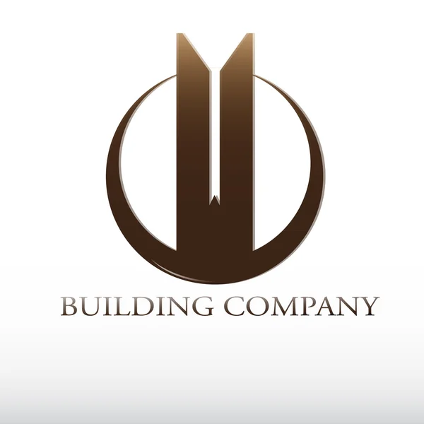 Logotipo del edificio inmobiliario — Archivo Imágenes Vectoriales