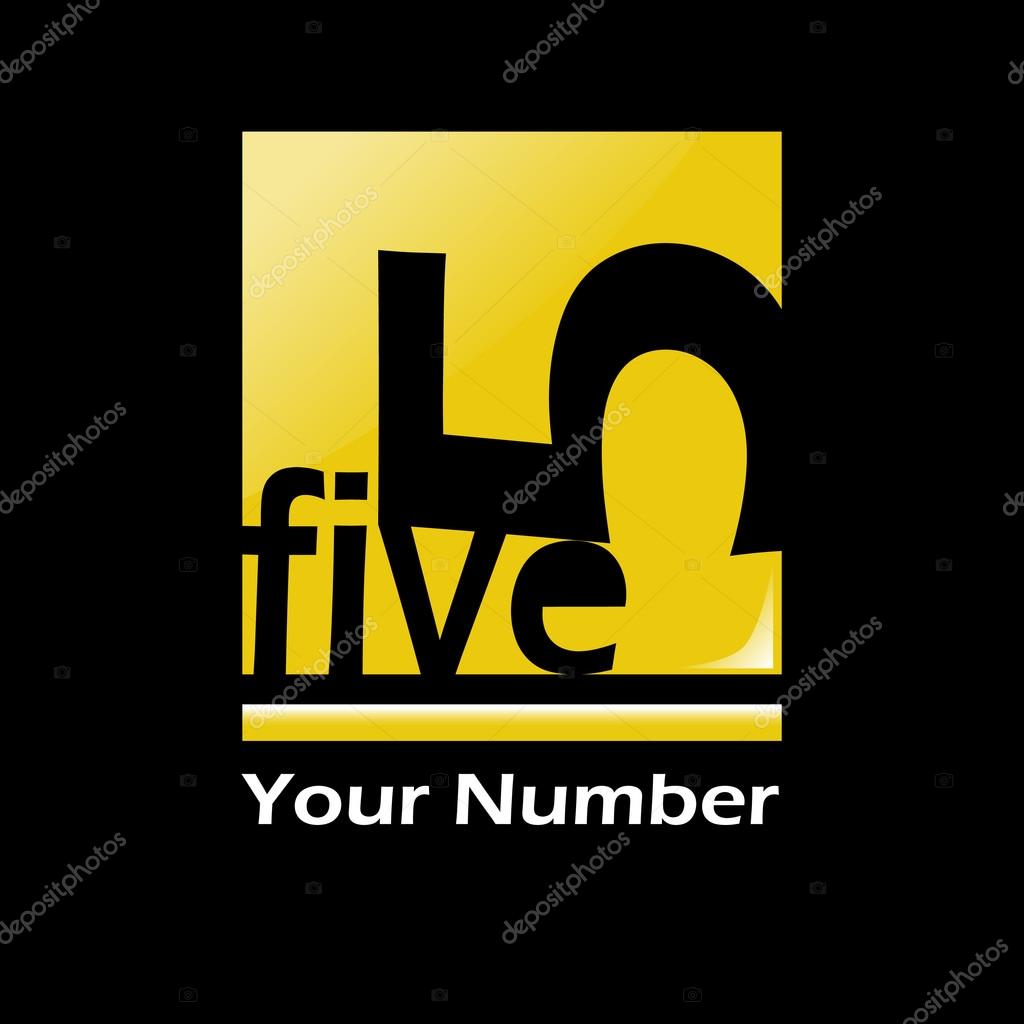 Five vector logo