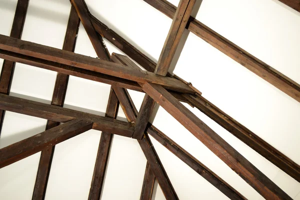 Costruzione tetto in legno — Foto Stock