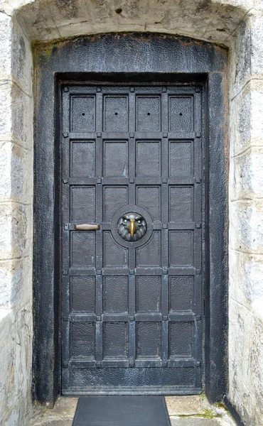 Ancienne porte en acier — Photo