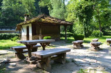 eski ev ahşap ve taş