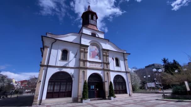 Tempio Santa Giovanna Bogoslov Karnobat Bulgaria — Video Stock