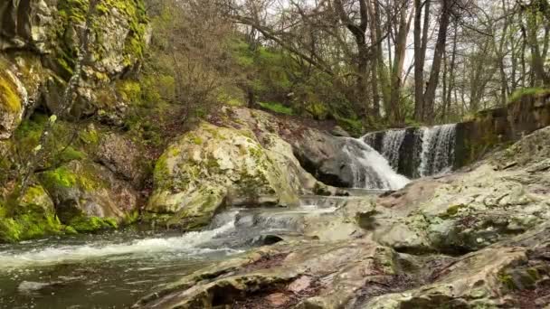 Cascade Kazanite Stara Zagora Bulgarie Printemps Relax Beauté Panorama — Video