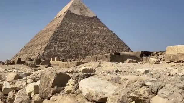 Egyiptom Piramis Videó Panoráma — Stock videók