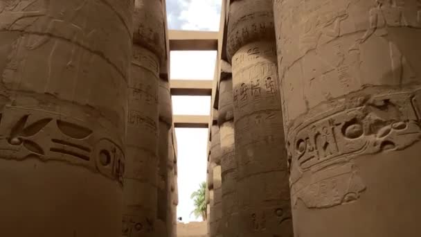 Karnak Templet Egypten — Stockvideo