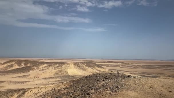 Egypten Ørken Video Baggrund – Stock-video