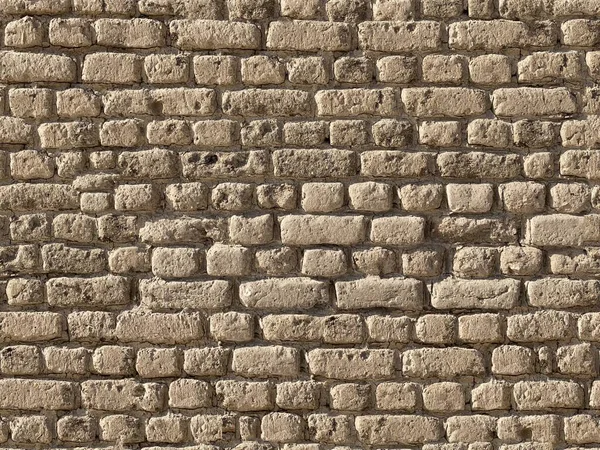 Mud Baksteen Naadloze Textuur Muur Egypte — Stockfoto