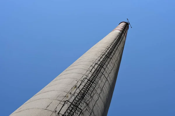 Komín Bez Kouře Čisté Energie — Stock fotografie