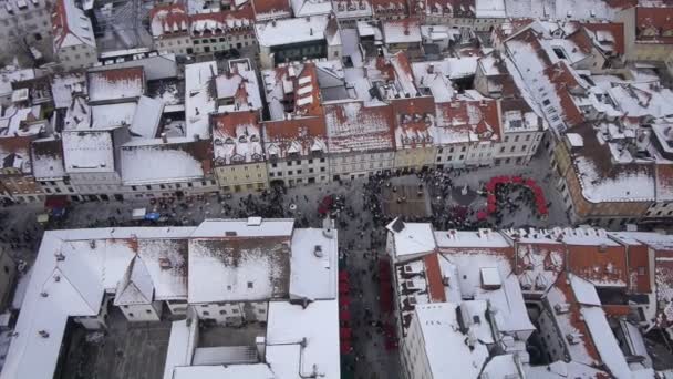 冬の町 — ストック動画