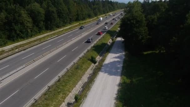 Autostrada ruch — Wideo stockowe