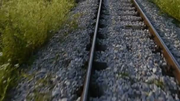 Железная дорога — стоковое видео
