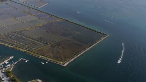 Salt pans — Stock Video