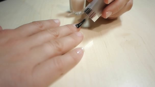 Esmalte de uñas — Vídeo de stock