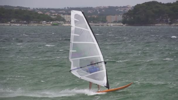 Windsurfistas — Vídeo de stock