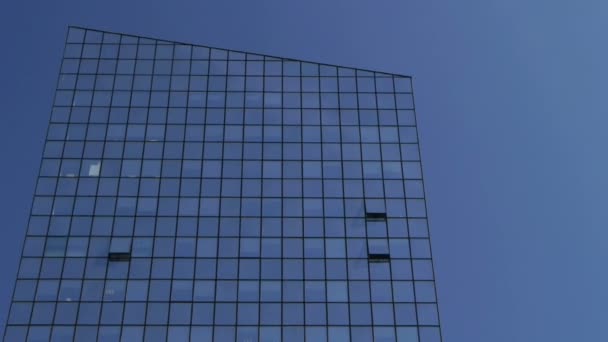 Skyscraper in business district — Stock Video