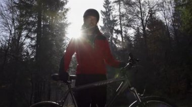 Mountain biker