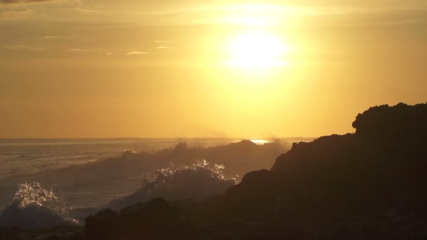 Mar al atardecer — Vídeo de stock