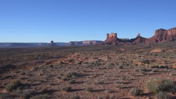 Monumento valle — Vídeo de stock