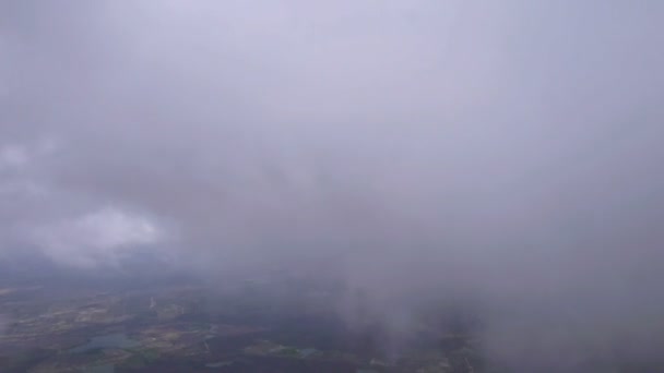 Вверх по облакам — стоковое видео