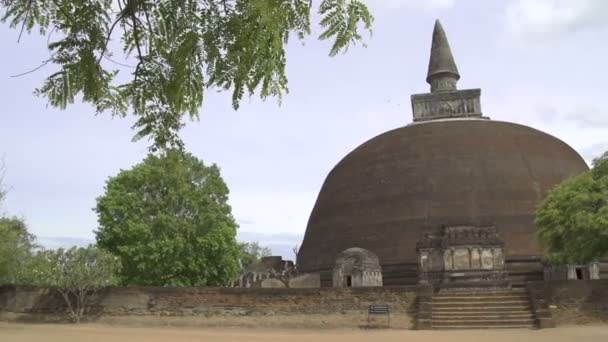 Храм в Шри-Ланке — стоковое видео