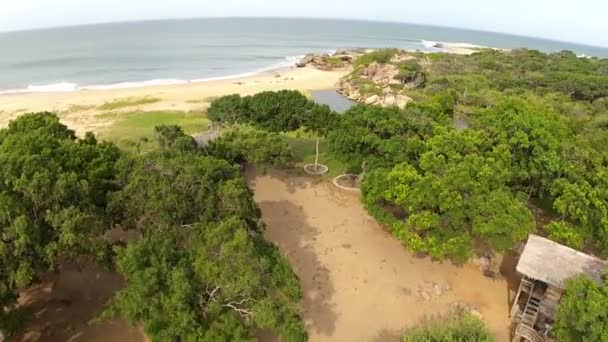 Coast in Sri Lanka — Stock Video