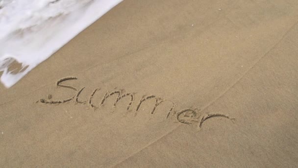 Лето на песке — стоковое видео
