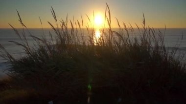 gün batımında dalga