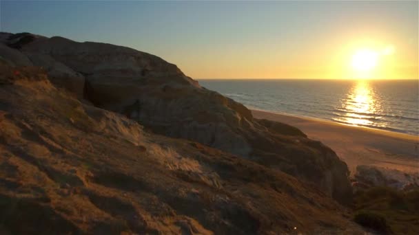 Mar al atardecer — Vídeo de stock