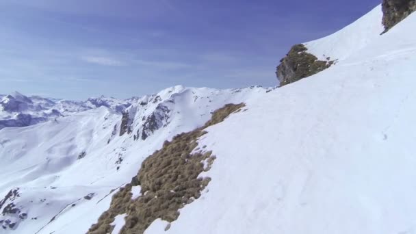 Montagne invernali — Video Stock