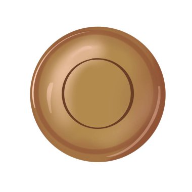 Karamel oyunu. Şekil çemberini karamelden kes. Kore oyunu beyaz arkaplanda izole edilmiş illüstrasyon