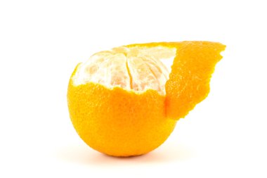 Mandarin veya mandalina kabuğu ile